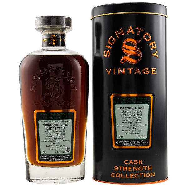 Strathmill 2006/2020 Signatory Vintage Cask Strength Collection