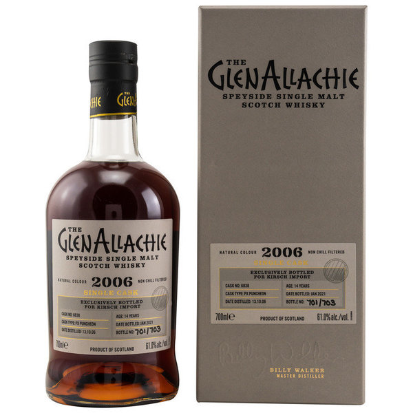 Pedro Ximénez Puncheon 2006/2021, GlenAllachie Speyside Single Malt Scotch Whisky